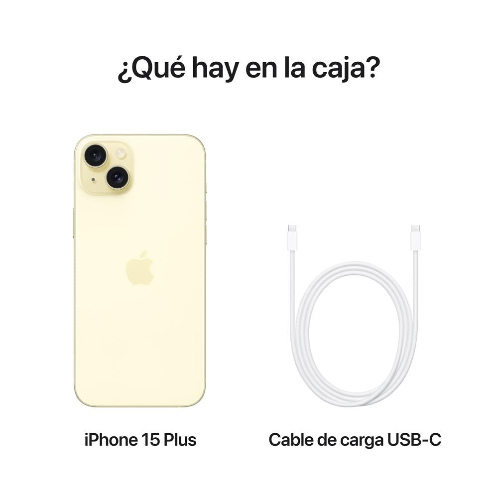 iPhone 15 Plus 256 GB en amarillo
