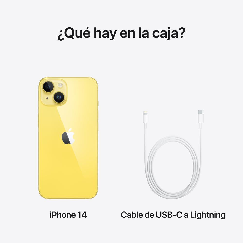 iPhone 14 512 GB en amarillo