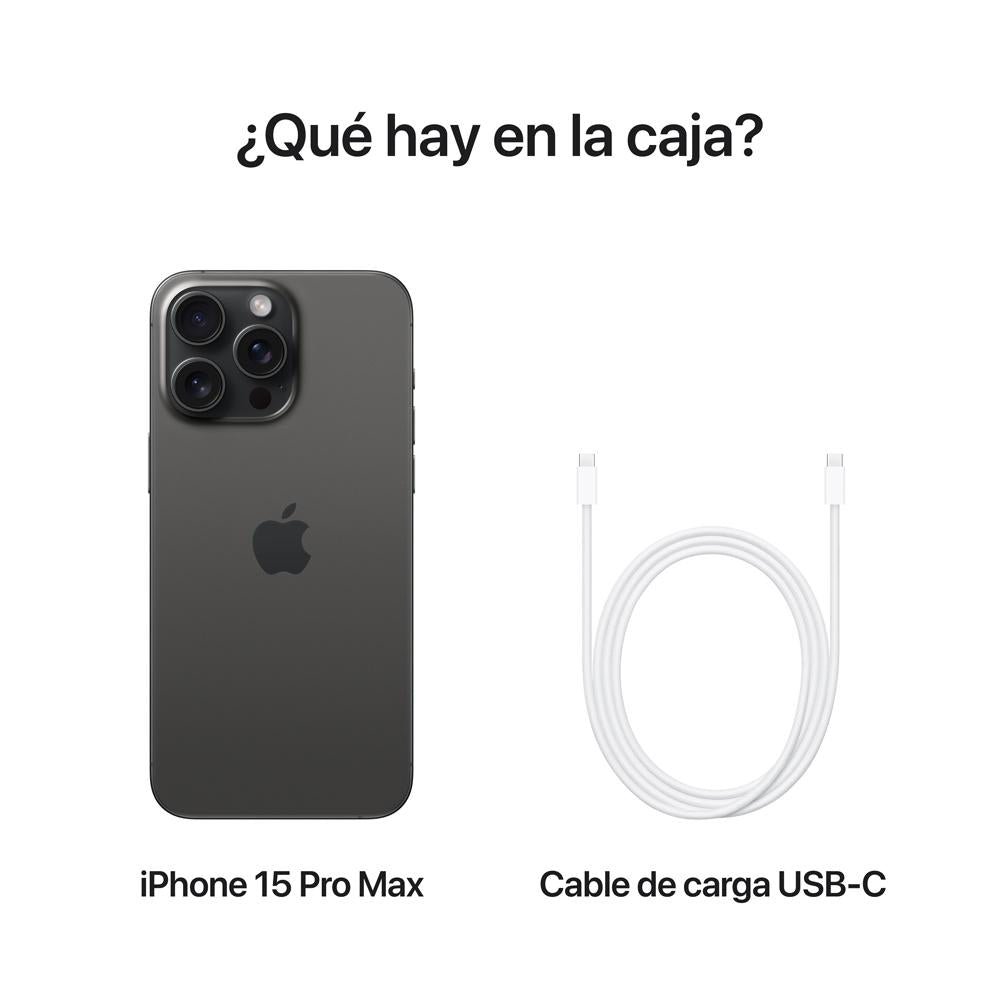 iPhone 15 Pro Max 256 GB Titanio negro | Mac Store