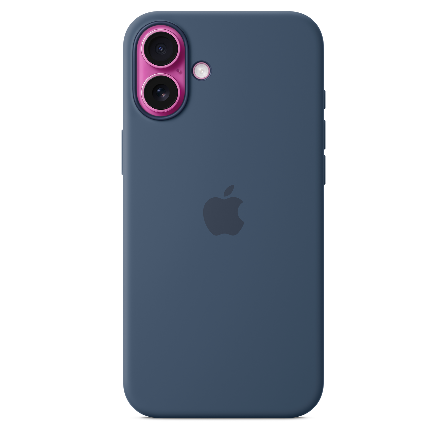 Funda de silicón con MagSafe para el iPhone 16 Plus - Azul denim