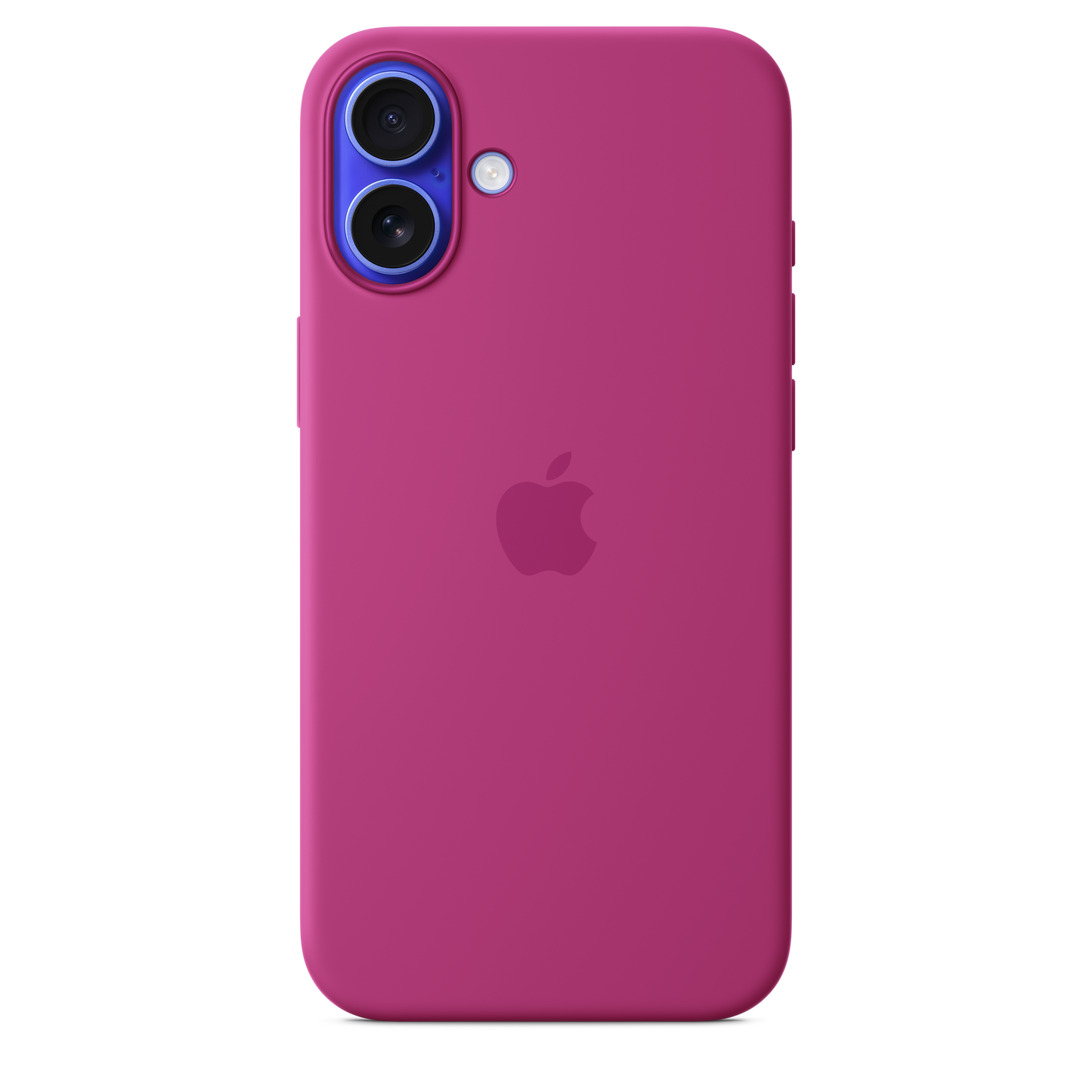 Funda de silicón con MagSafe para el iPhone 16 Plus - Fucsia