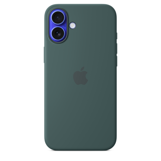 Funda de silicón con MagSafe para el iPhone 16 Plus - Verde lago