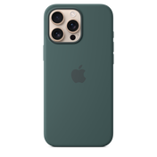 Funda de silicón con MagSafe para el iPhone 16 Pro Max - Verde lago