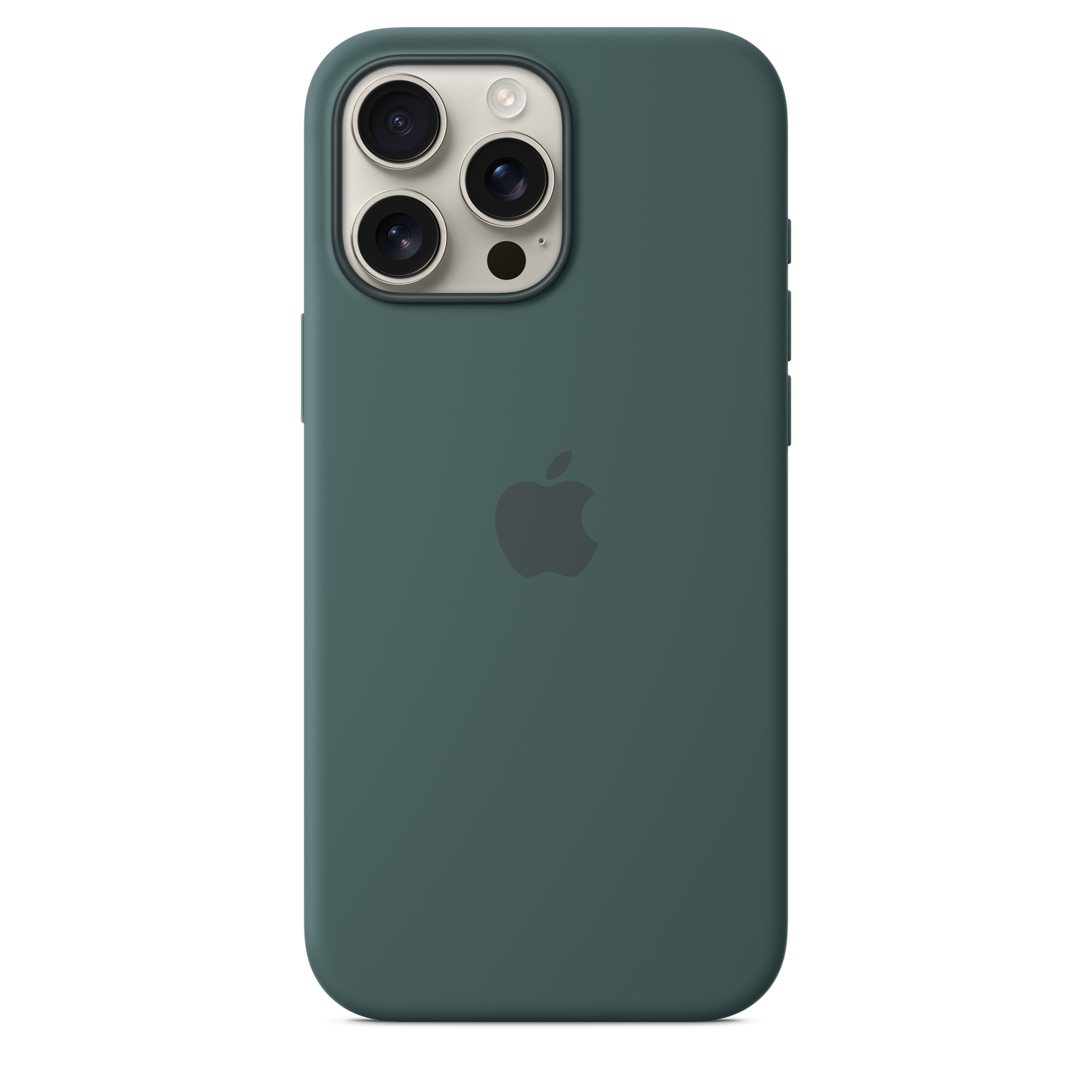 Funda de silicón con MagSafe para el iPhone 16 Pro Max - Verde lago