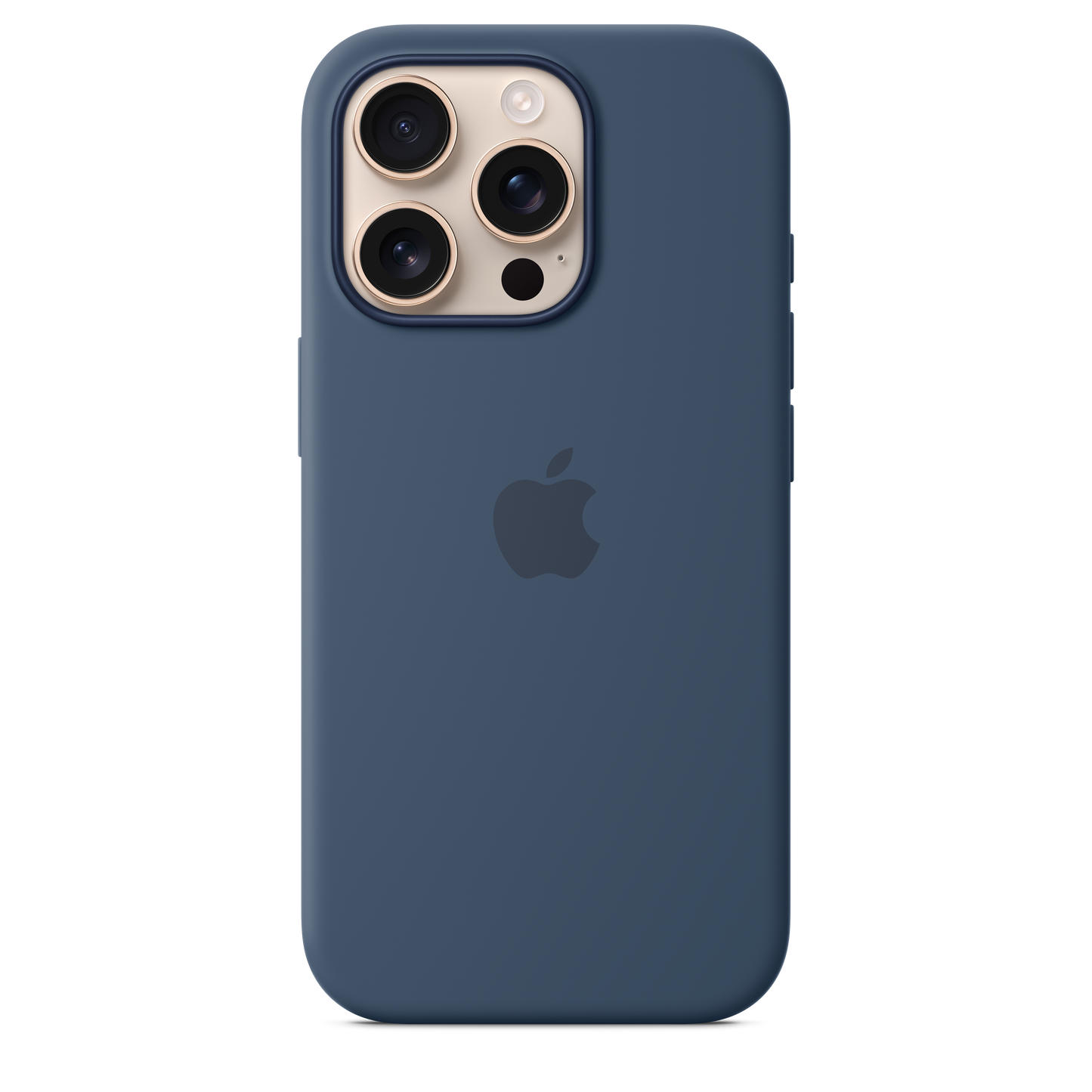 Funda de silicón con MagSafe para el iPhone 16 Pro - Azul denim