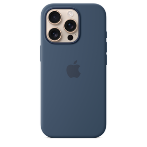 Funda de silicón con MagSafe para el iPhone 16 Pro - Azul denim