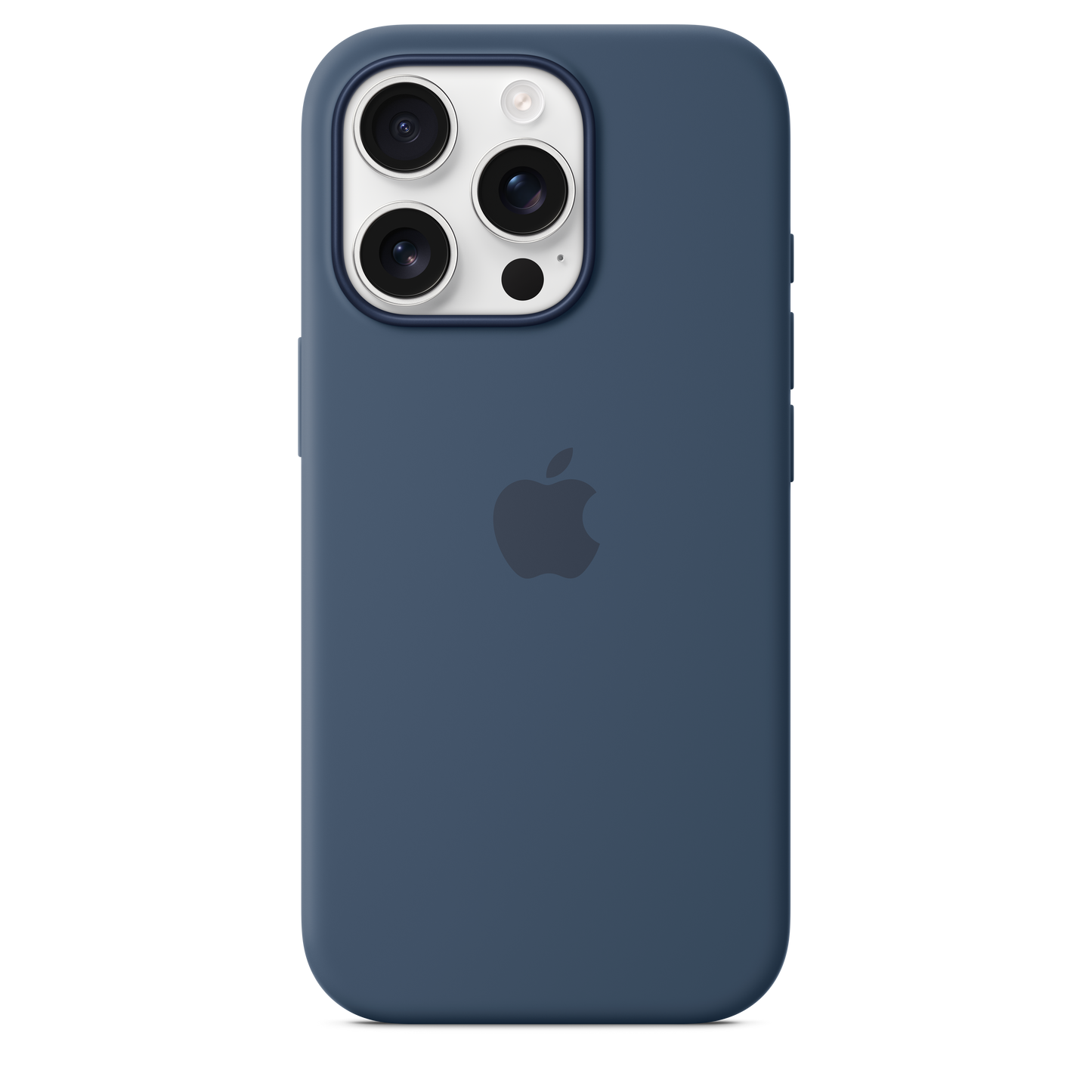 Funda de silicón con MagSafe para el iPhone 16 Pro - Azul denim