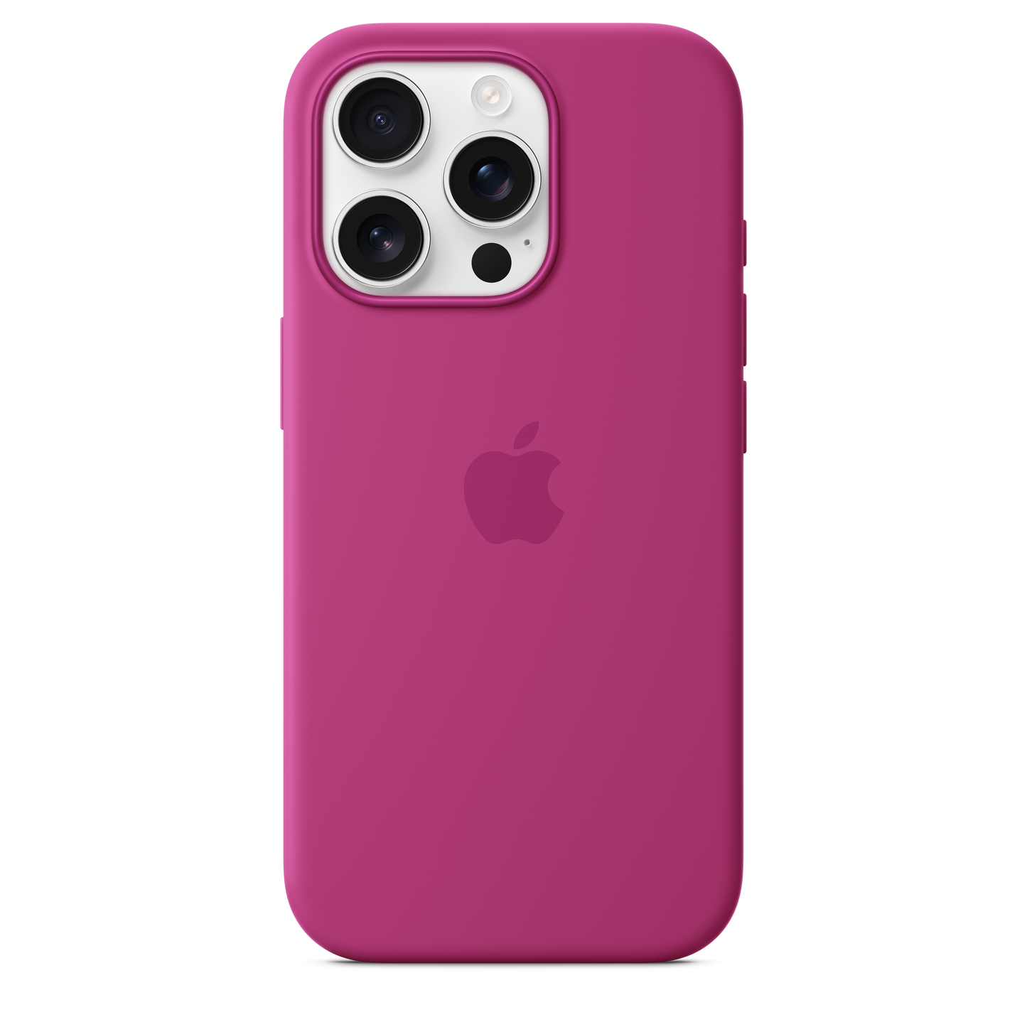 Funda de silicón con MagSafe para el iPhone 16 Pro - Fucsia