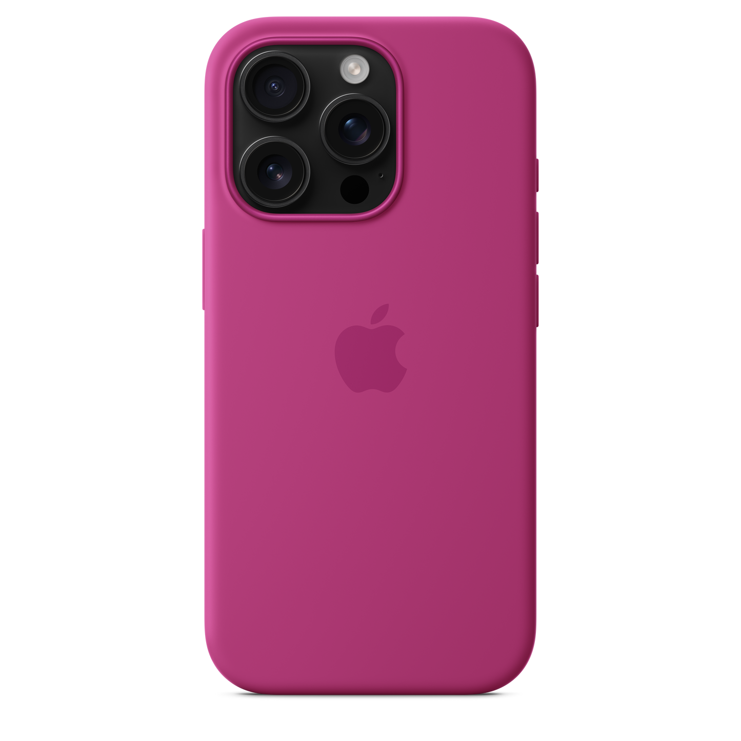 Funda de silicón con MagSafe para el iPhone 16 Pro - Fucsia