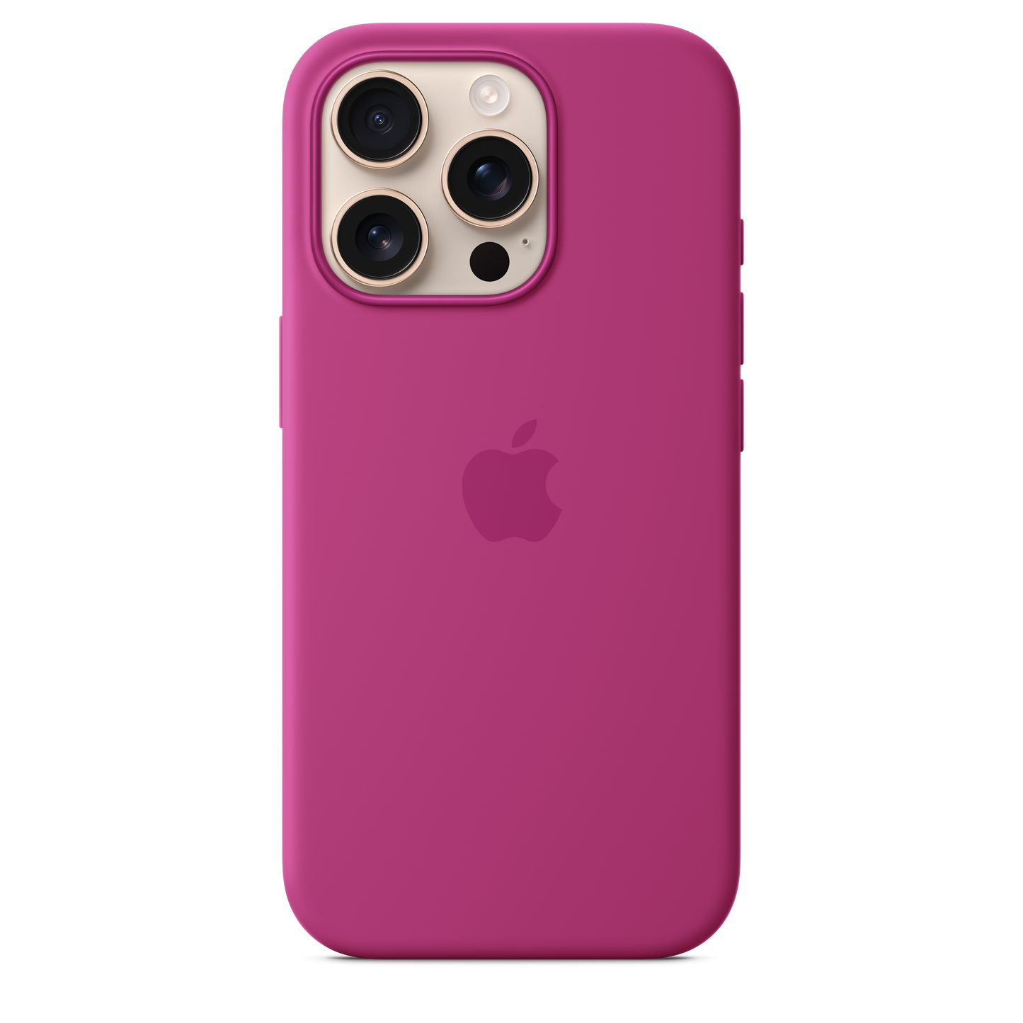 Funda de silicón con MagSafe para el iPhone 16 Pro - Fucsia