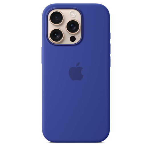 Funda de silicón con MagSafe para el iPhone 16 Pro - Color ultramarino