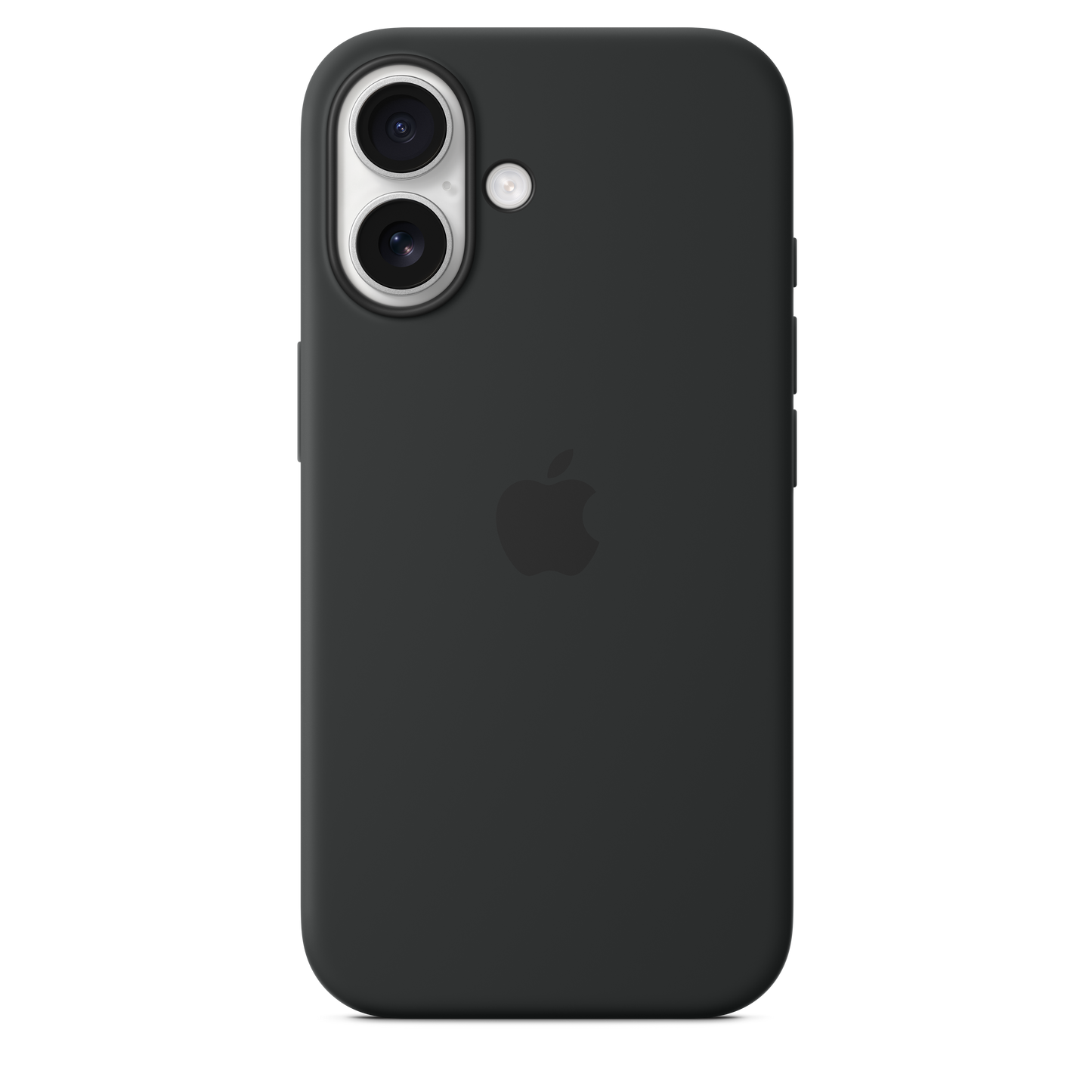 Funda de silicón con MagSafe para el iPhone 16 - Negro