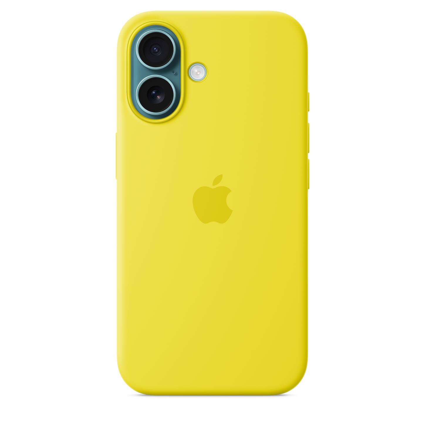 Funda de silicón con MagSafe para el iPhone 16 - Amarillo carambola