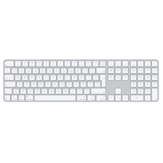 Magic Keyboard with Touch ID for Mac models with Apple silicon - Spanish (Latin American) - White Keys