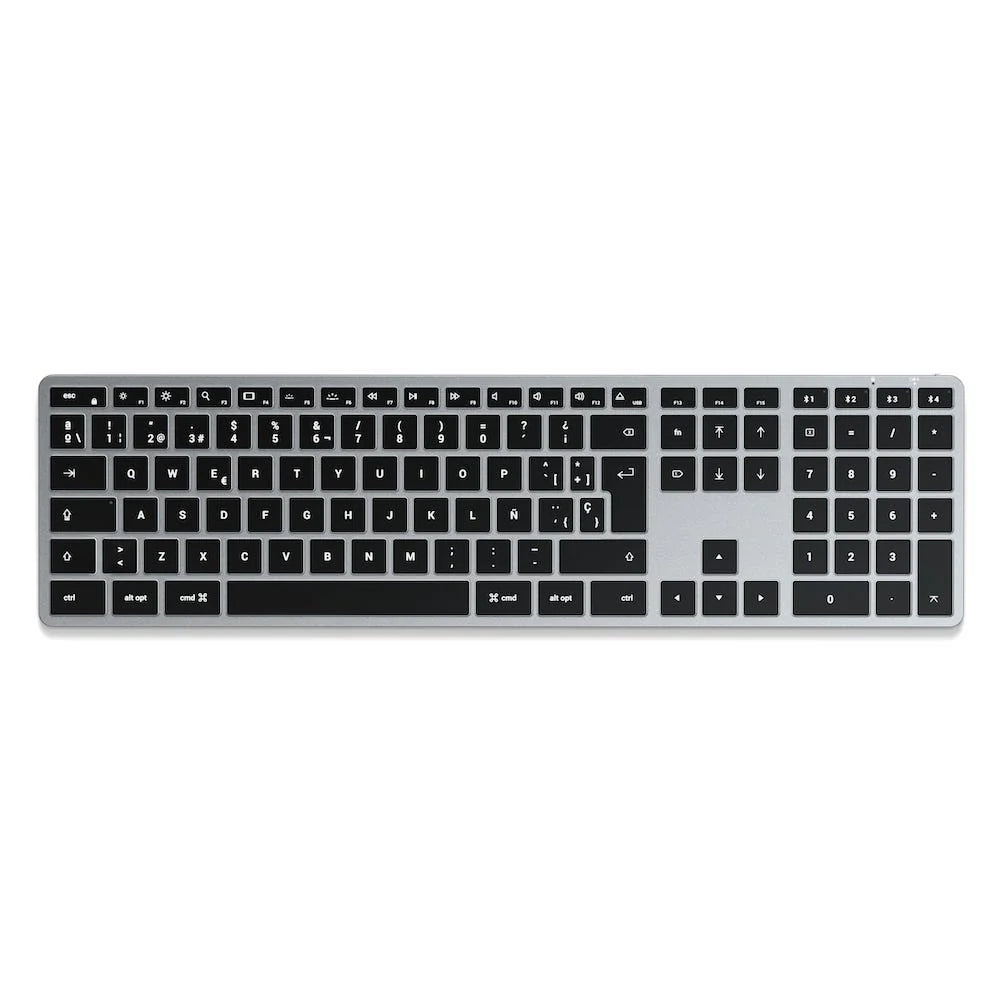 TECLADO SATECHI SLIM X3 ESP GRY