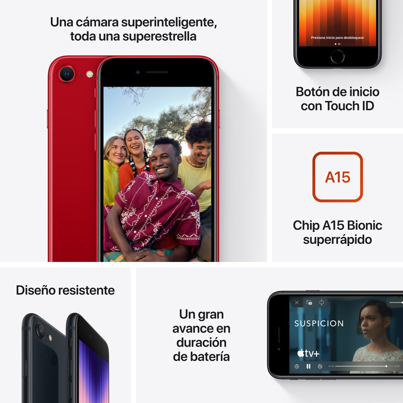 Apple iPhone SE 2022 256GB Rojo - comprar 