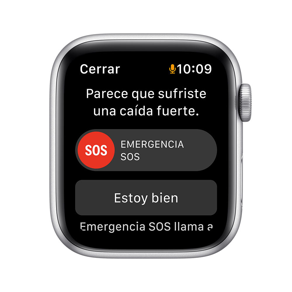 Apple Watch SE (GPS) - Caja de aluminio en plata de 44 mm - Correa deportiva en color abismo - Talla única