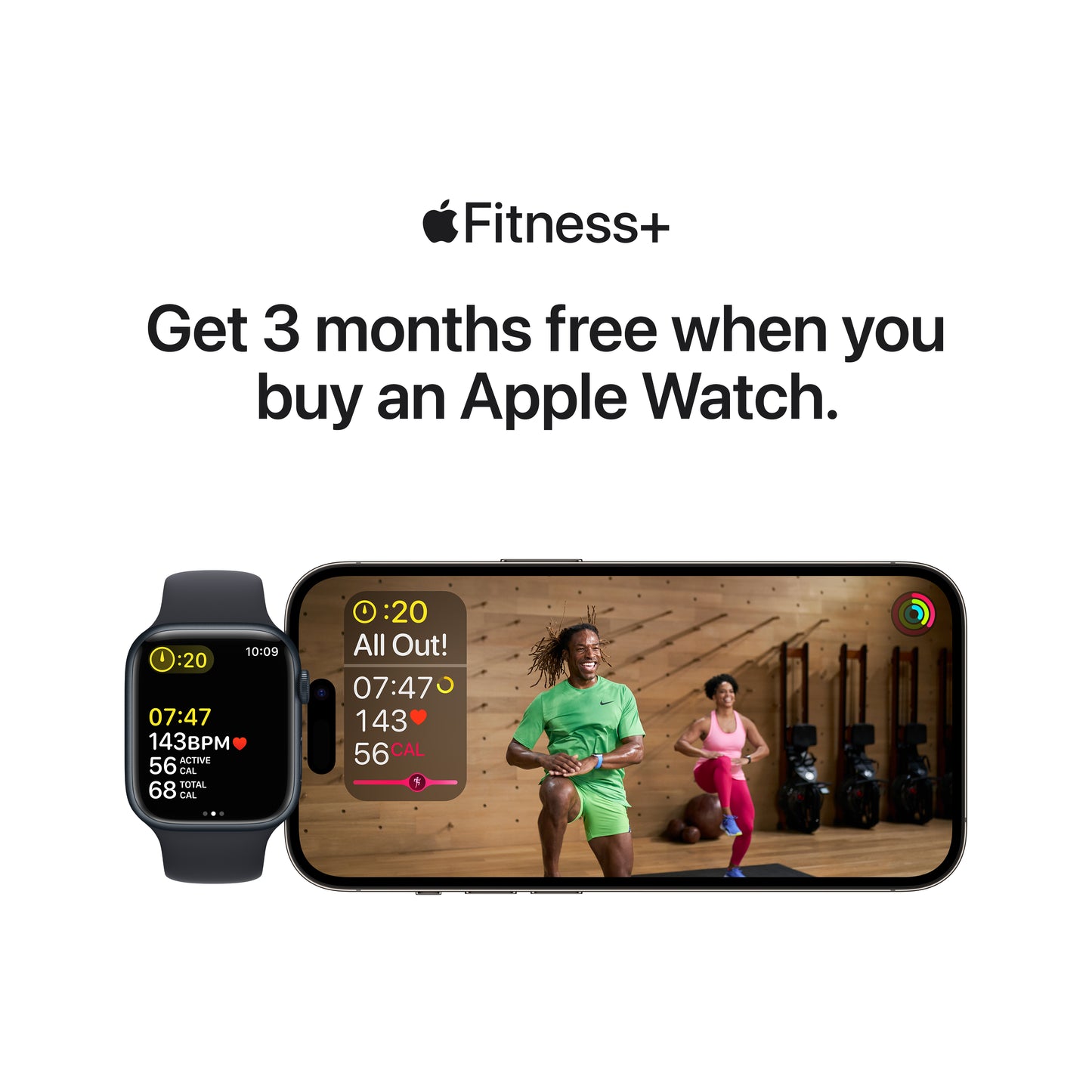 Apple Watch Series 8 (GPS) - Caja de aluminio en color medianoche de 45 mm - Correa deportiva en color medianoche - Talla única