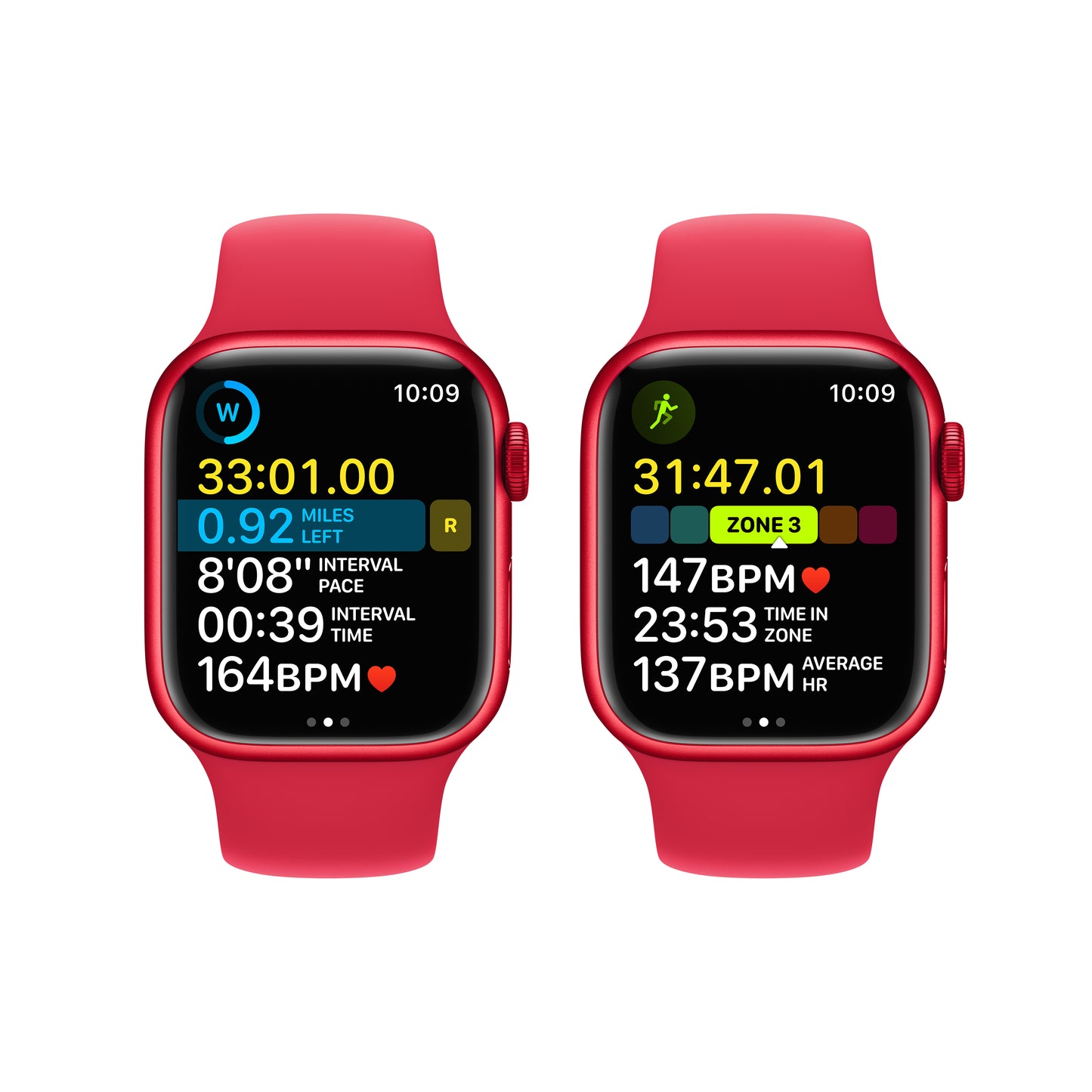 Apple Watch Series 8 (GPS) - Caja de aluminio (PRODUCT)RED de 41 mm - Correa deportiva (PRODUCT)RED - Talla única