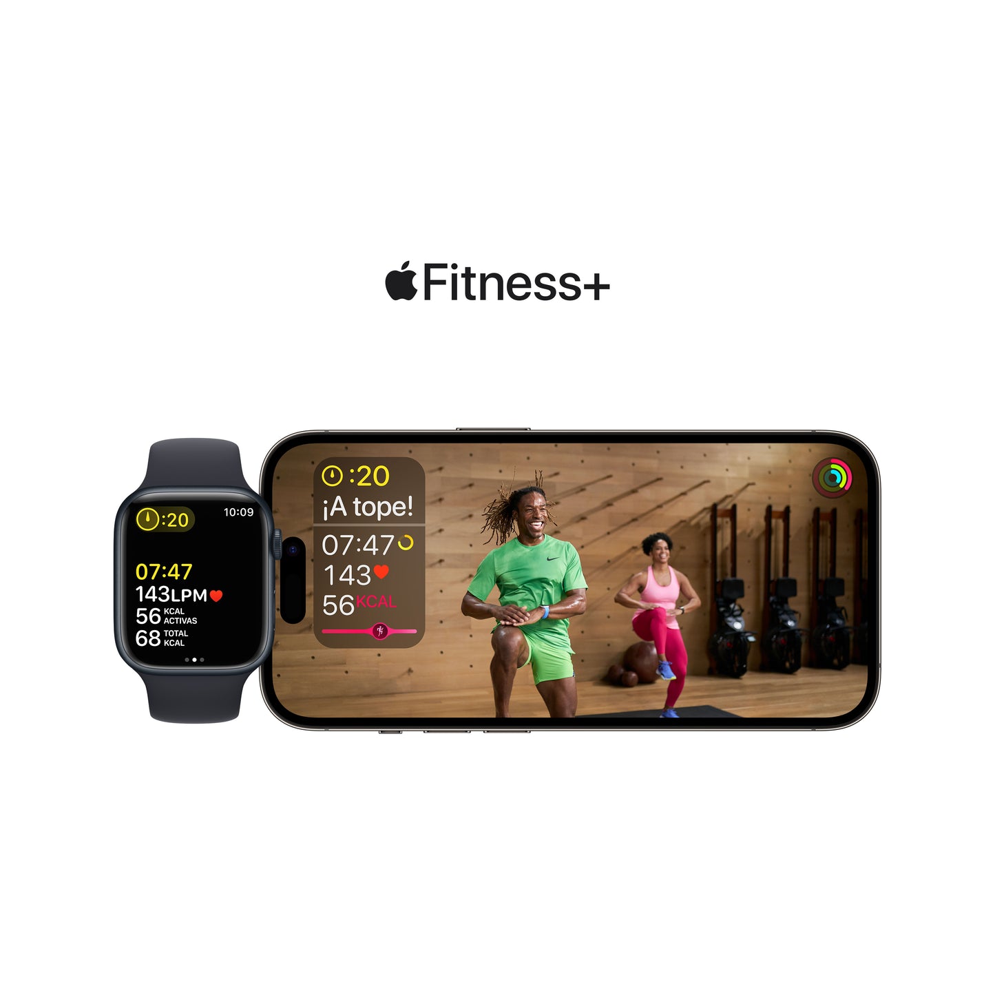 Apple Watch SE (GPS) - Caja de aluminio en blanco estrella de 40 mm - Correa deportiva blanco estrella - Talla única