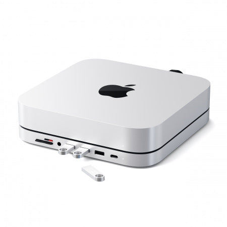 SATECHI ALUMINUM STAND HUB MAC MINI SLV