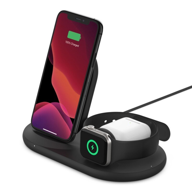 Belkin Magnetic Wireless Charger Stand – Cargador Inalámbrico de Escritorio