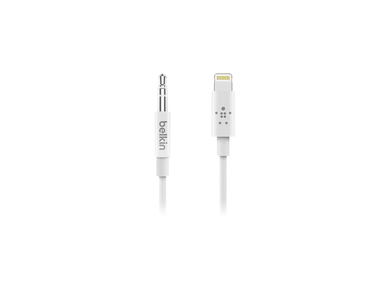 Cable de Audio 3.5mm a Lightning Blanco