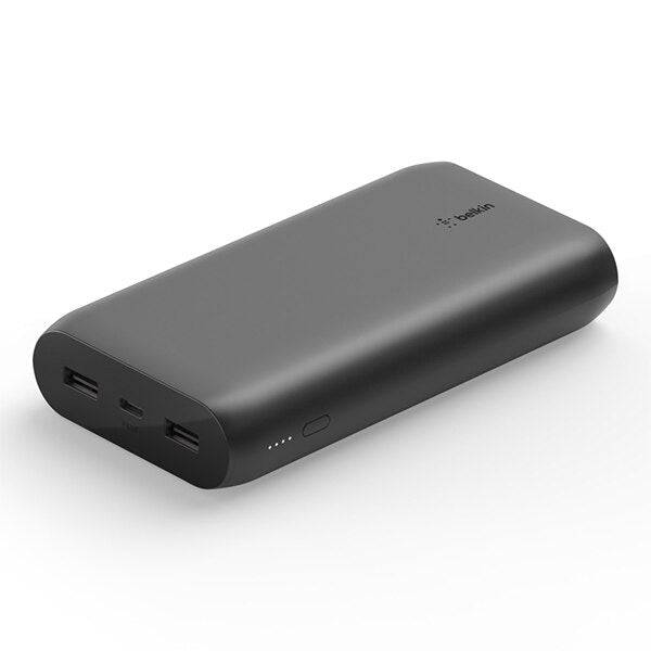 Batería Externa 20.000 MAH USB-A + USB-C - Negro