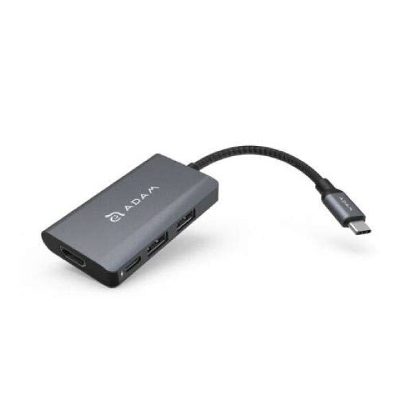 Multipuerto Adam Elements CASA Hub A01m Hub USB-C de 4 puertos - Gris espacial