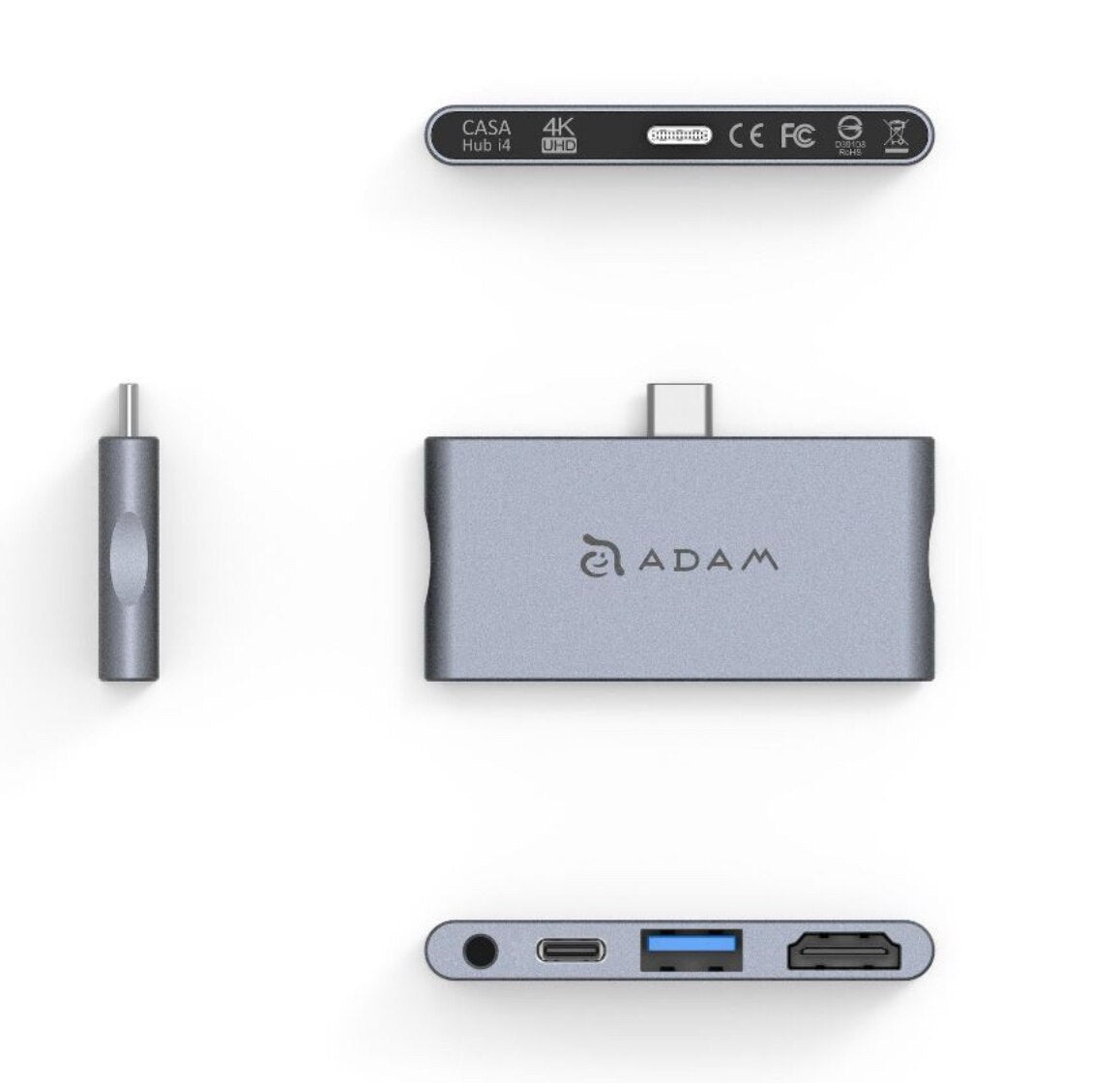 Multipuerto Adam Elements CASA Hub i4 USB-C 4 en 1 Hub Para iPad Pro
